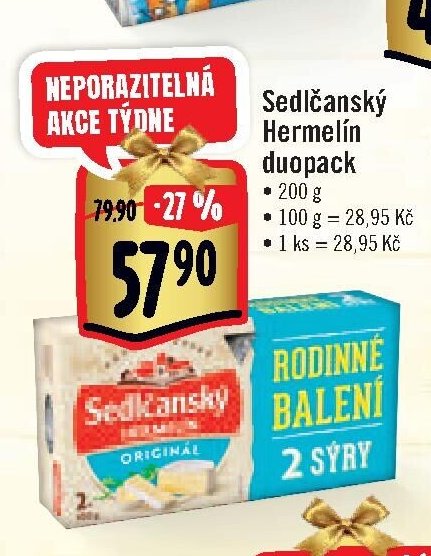 Sedlčanský Hermelín duopack