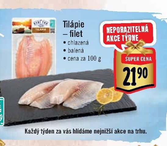 Tilápie - filet