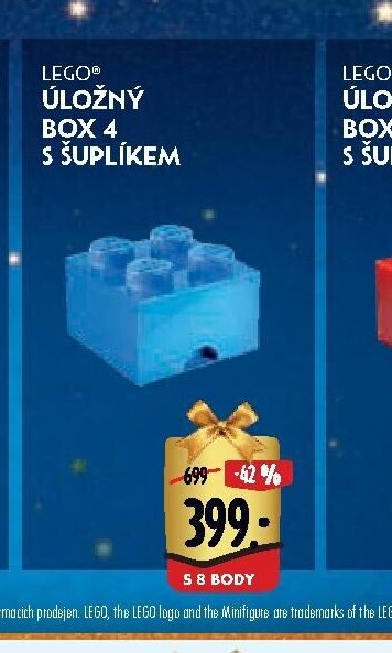 LEGO úložný box 4 se šuplíkem