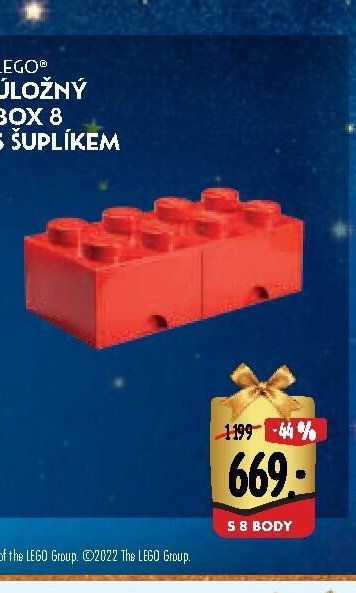LEGO úložný box 8 se šuplíkem