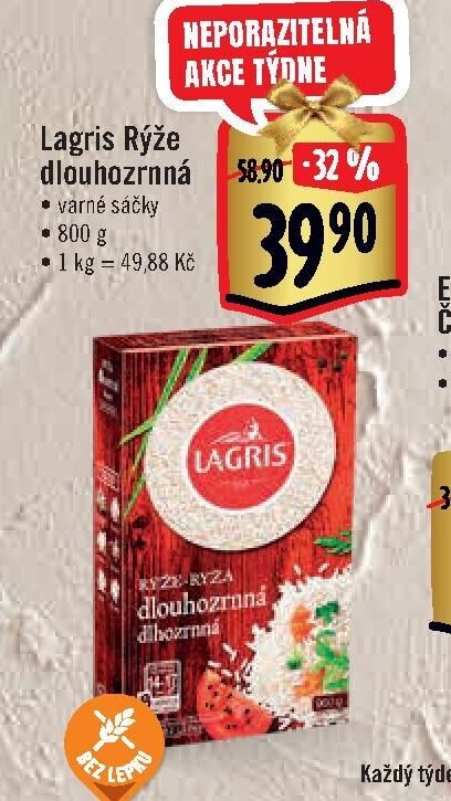 Lagris Rýže dlouhozrnná