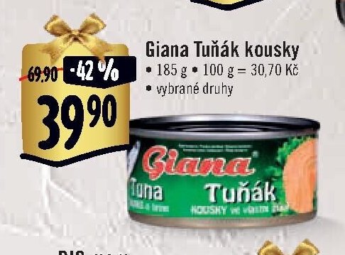 Giana Tuňák kousky