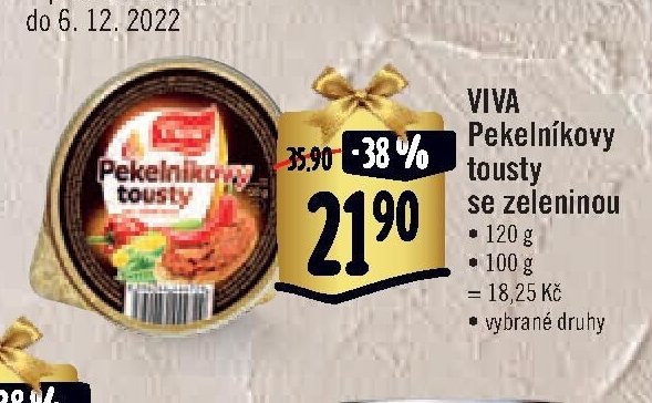 VIVA Pekelníkovy tousty