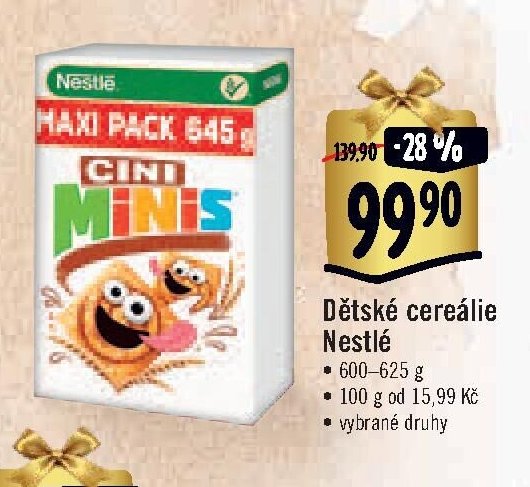 Dětské cereálie Nestlé