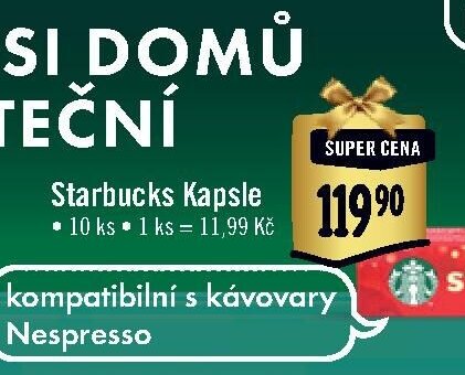 Starbucks Kapsle (Nespresso)