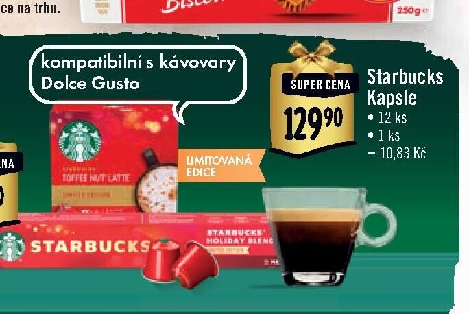 Starbucks Kapsle (Dolce Gusto)
