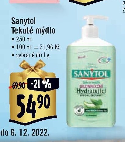 Sanytol Tekuté mýdlo