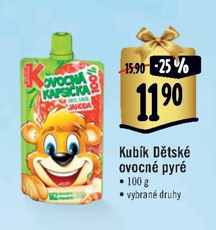 Kubík Dětské ovocné pyré