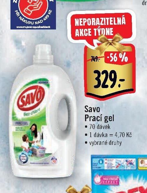 Savo Prací gel