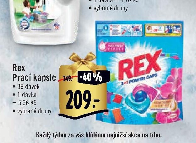 Rex Prací kapsle
