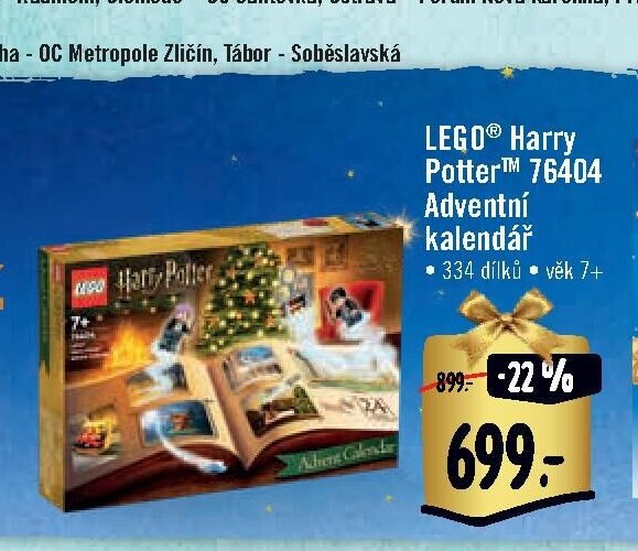 LEGO Harry Potter 76404 Adventní kalendář