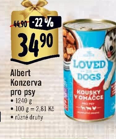 Albert Konzerva pro psy
