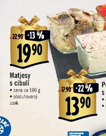 Matjesy s cibuli