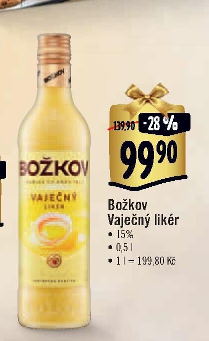 Božkov Vaječný likér