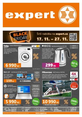 akční leták Expert elektro 17.11.2022-27.11.2022