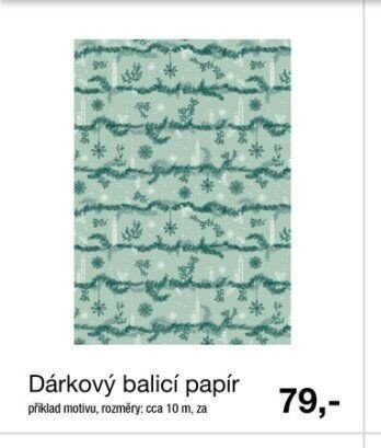 Dárkový balicí papír