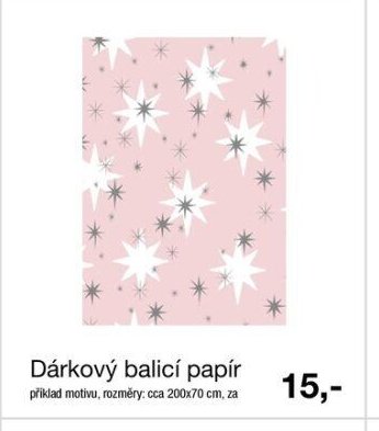 Dárkový balicí papír