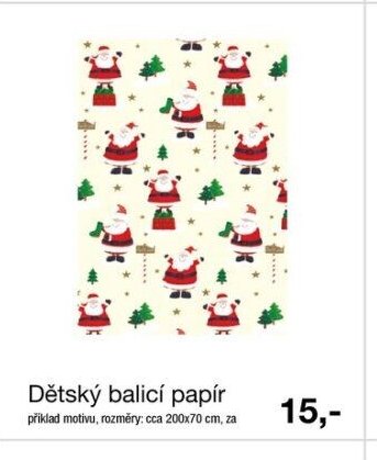 Dětský balicí papír