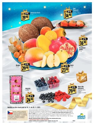 akční leták Albert 16.11.2022-31.12.2022