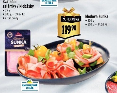 Medová šunka
