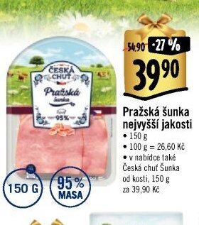 Pražská šunka nejvyšší jakosti