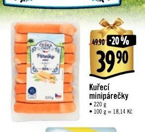 Kuřecí minipárečky