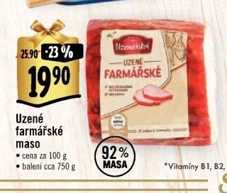 Uzené farmářské maso