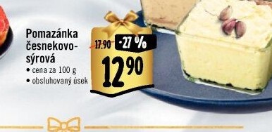 Česneková pomazánka se sýrem