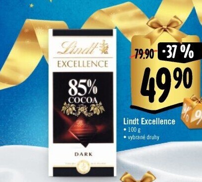Čokoláda Excellence Lindt