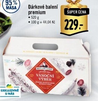 Dárkový balíček Premium Vánoční výběr Kostelecké uzeniny