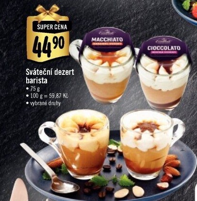 Dezert ve skle Albert Excellent