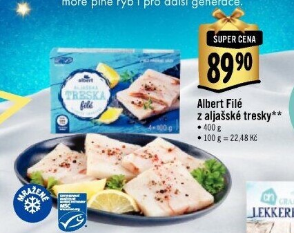 Filé z tresky mražené Albert