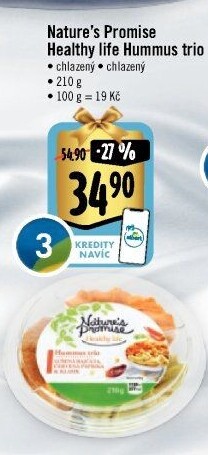 Hummus trio Healthy life Nature'