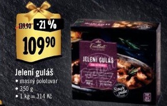 Jelení guláš Sous vide Albert Excellent