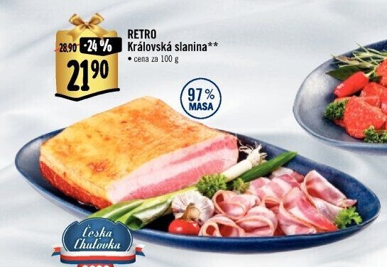 Královská slanina Albert Retro
