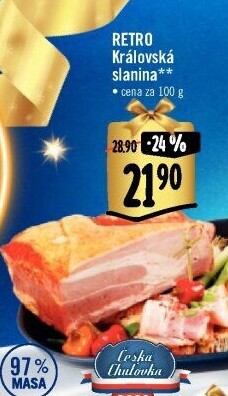 Královská slanina Albert Retro