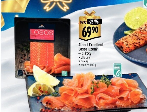 Losos uzený Albert Excellent