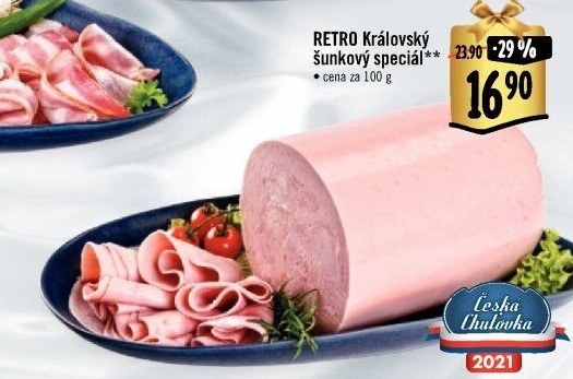Salám šunkový královský speciál Albert Retro