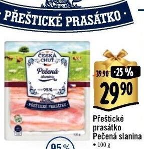 Slanina pečená Přeštické prasátko Česká chuť
