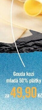 Sýr Gouda kozí mladá 50%