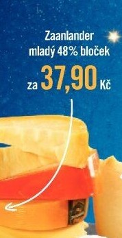 Sýr Zaanlander mladý 48 %