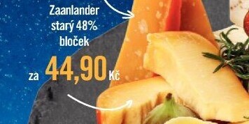 Sýr Zaanlander starý 48 %