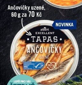 Tapas Ančovičky uzené Albert Excellent