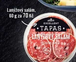 Tapas Lanýžový salám s parmezánem Albert Excellent