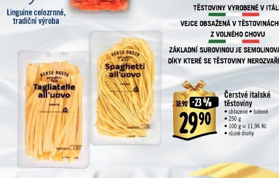 Těstoviny chlazené Albert Heijn