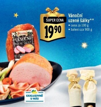 Uzené šálky vánoční Prantl