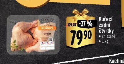 Kuřecí zadní čtvrtky