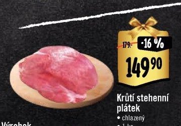 Krůtí stehenní plátek