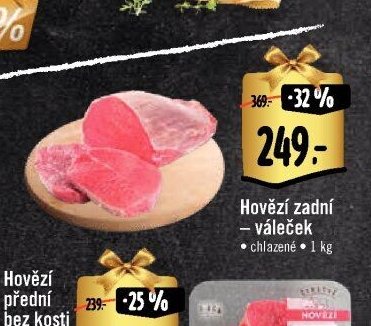 Hovězí zadní – váleček