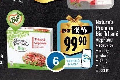 Nature's Promise Bio Trhané vepřové
